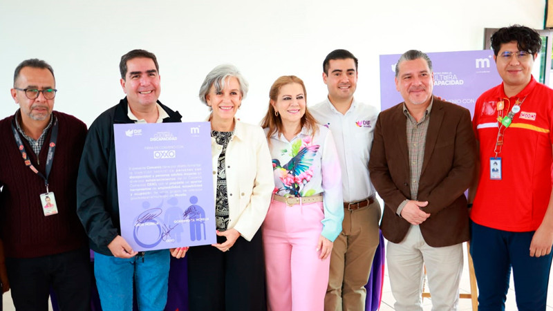 DIF Morelia y OXXO impulsan la inclusión laboral de personas con discapacidad y adultos mayores  