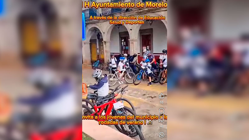 Invita Conejo Alejos a las Rodadas de Verano en Morelos 