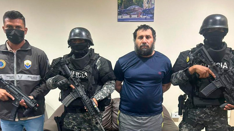 Líder criminal ecuatoriano acepta ser extraditado a EEUU; lo acusan de colaborar con Sinaloa 