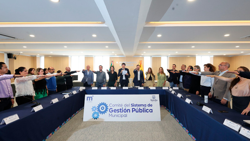 Instala Alfonso Martínez el Comité del Sistema de Gestión Pública 