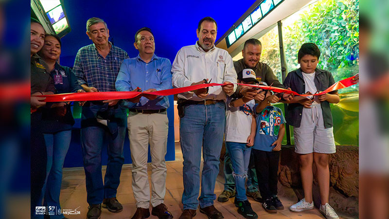 ¡Sumérgete en la experiencia de la nueva pecera 360° del Zoológico de Morelia! 