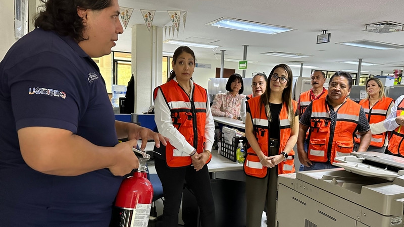 Implementa USEBEQ acciones de Protección Civil con enfoque en grupos vulnerables 