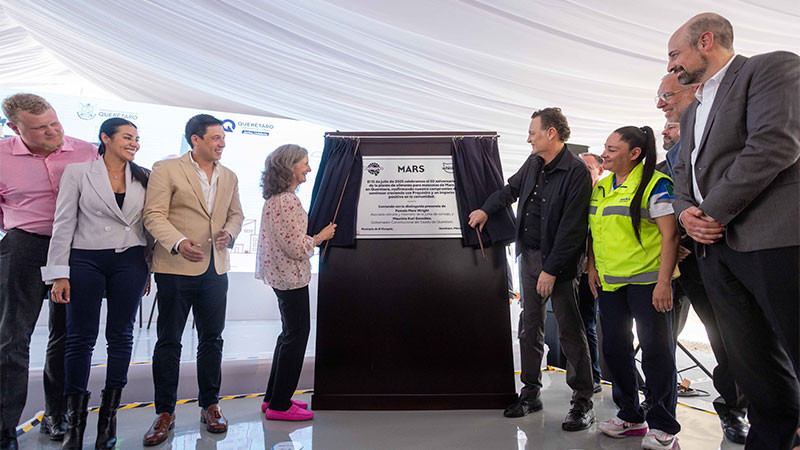 Encabeza Gobernador 30 aniversario de la planta de alimento para mascotas Mars Pet Nutrition en Querétaro 