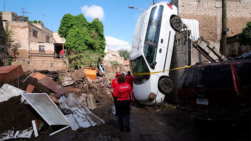 Inundaciones en Zapopan dejan pérdidas totales de viviendas y cobran la vida de una bebé  