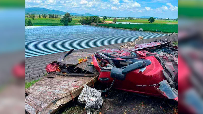 Choque automovilístico en Yurécuaro, Michoacán, deja un muerto
