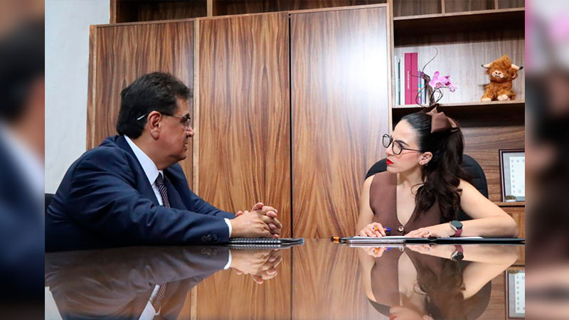 Presidenta del Congreso se reúne con presidente del Poder Judicial para definir pormenores de conformación de Comisión de Transición   