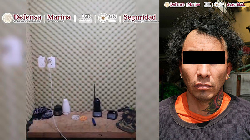 Detienen a principal operador de célula delictiva dedicada a la extorsión en Puebla: Tenía hasta cabina para llamadas 