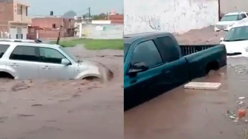 Jacona y Ecuandureo terminan bajo el agua tras fuertes lluvias en la región 