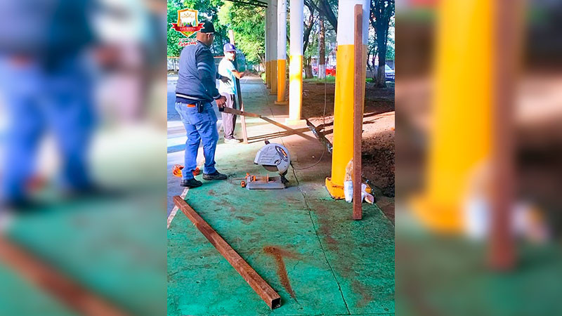 Impulsa Humberto Jiménez espacios deportivos más seguros en Los Reyes 