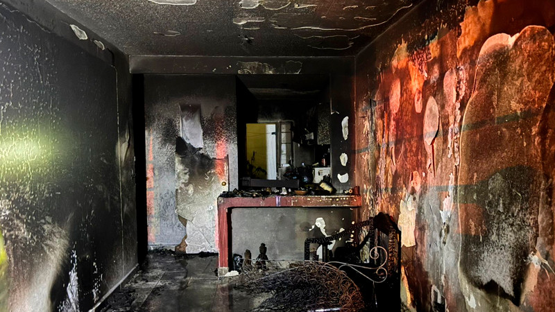 Se incendia vivienda en Camponubes en Morelia, Michoacán, solo hubo daños materiales  