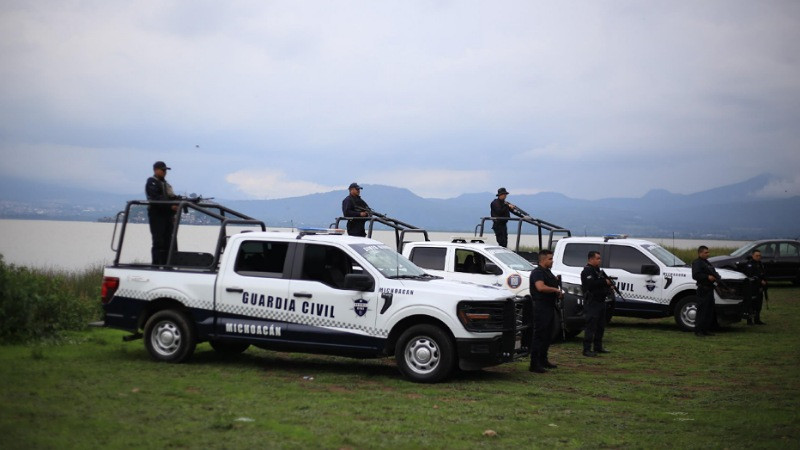 Guardia Civil mantiene patrullajes terrestres, aéreos y acuáticos en Lago de Pátzcuaro 