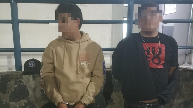 Tras persecución, Policía Morelia detiene a dos sujetos que intentaban evadirlos 