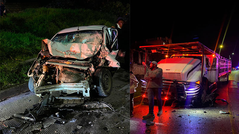 Choque en la carretera Zitácuaro-Morelia deja un herido grave  