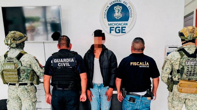Aprehenden a presunto responsable del robo de 42 mil pesos, cometido en una vivienda en Ixtlán, Michoacán 