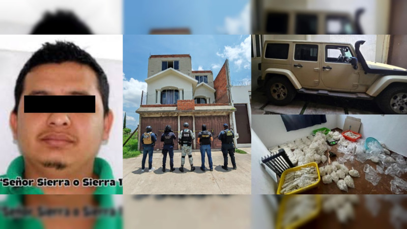 Escapan de operativo de Harfuch líderes del crimen en Morelia, Michoacán: Controlan producción de estupefacientes y la extorsión; ya les aseguraron laboratorio de 3 millones de dólares, blindada y refugios  