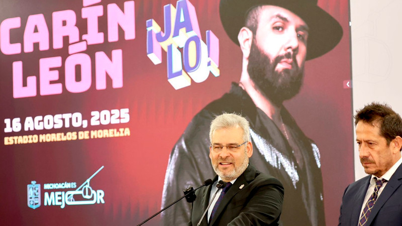 ¡Donar para disfrutar! Bedolla invita a fans de Carín León a participar en dinámica para concierto  