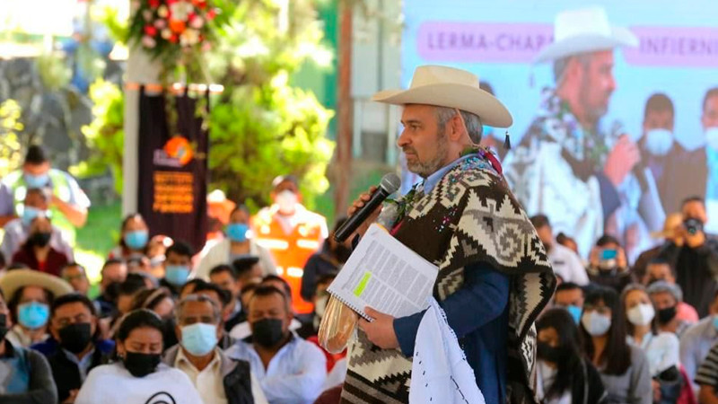 Con Faeispum, 84 obras convenidas con autogobiernos: Bedolla 