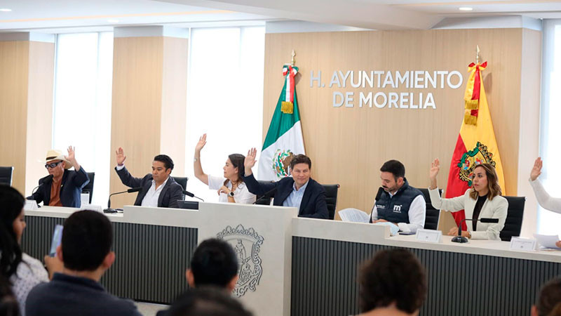 Ayuntamiento aprueba ampliar presupuesto para obras en Morelia 