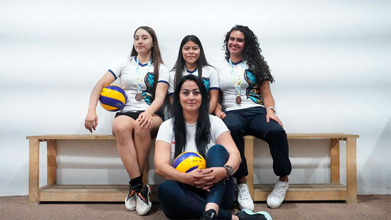 Tras 11 años, voleibol de playa nicolaita rompió con sequía de medalla en Universiada Nacional  