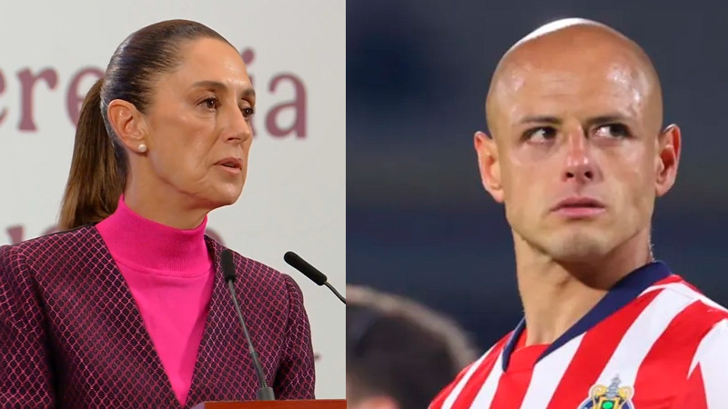 Sheinbaum critica a "Chicharito" Hernández por comentarios sobre mujeres 