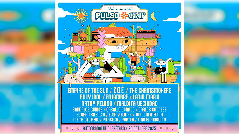 Anuncian cartelera para el festival Pulso GNP  