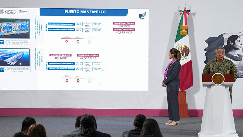 Realizará el Gobierno de México obras en nueve puertos con inversión pública y privada  