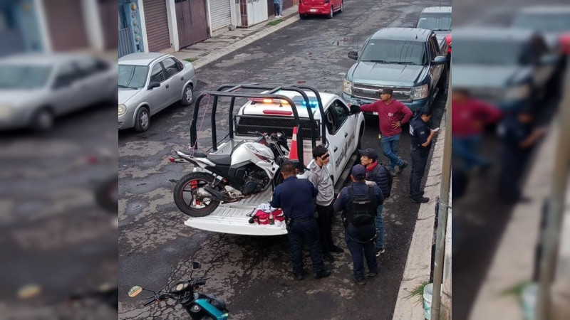 Valentía vecinal frustra robo de camioneta en Uruapan, Michoacán: Capturaron a un sujeto  
