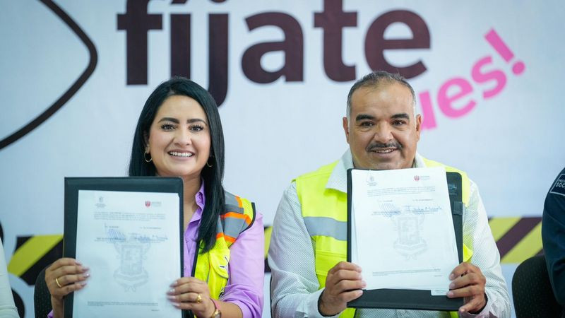 Gladyz Butanda promueve uso responsable del casco en Jacona 