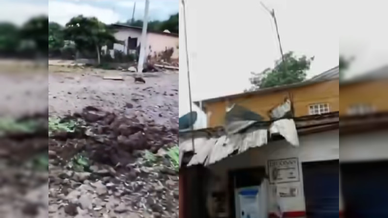 Enfrentamientos destruyen comunidad El Guayabo en Apatzingán, Michoacán: Monstruos quemados, cuerpos en las calles, caminos y casas destruidas 