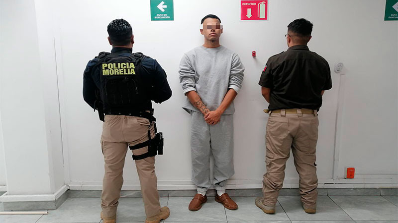 Coadyuva la Policía Morelia en detención y traslado de ciudadano estadounidense requerido por autoridades de E.U.A. 