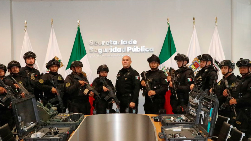 SSP Michoacán invierte 8 mdp en equipamiento de alta tecnología para detección de explosivos 