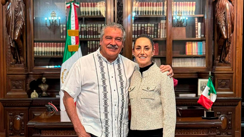 Unidad, lealtad y rumbo claro para México y Michoacán: Barragán destaca encuentro entre Sheinbaum y Morón 