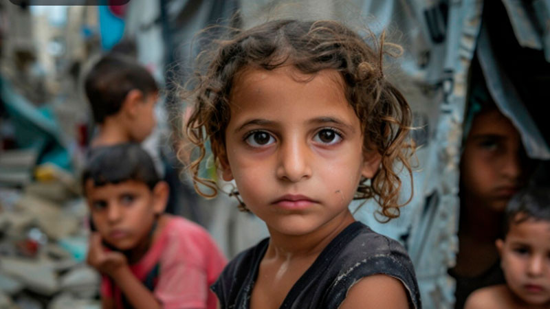 Genocidio en Gaza; Israelís usan el hambre como arma de Guerra 