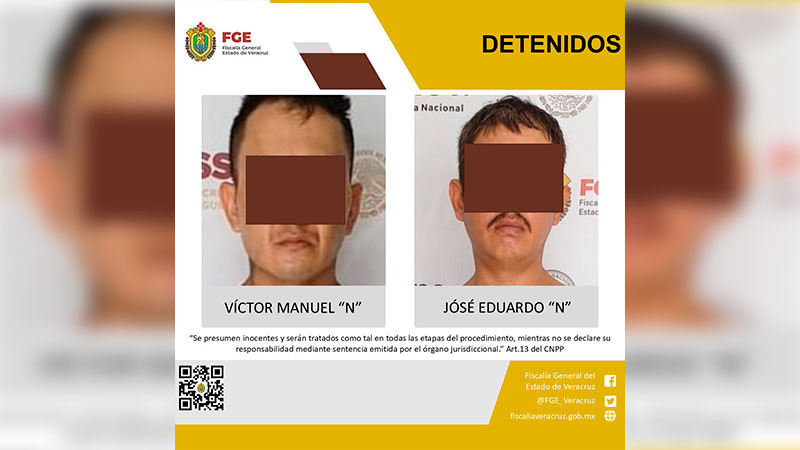 Detienen a dos masculinos ligados a la muerte de maestra jubilada en Veracruz  