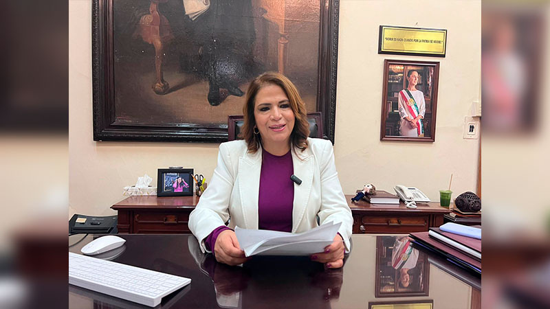 El Congreso del Estado garantiza certidumbre y legalidad para designar la titularidad de la Fiscalía General de Michoacan: Fabiola Alanís 