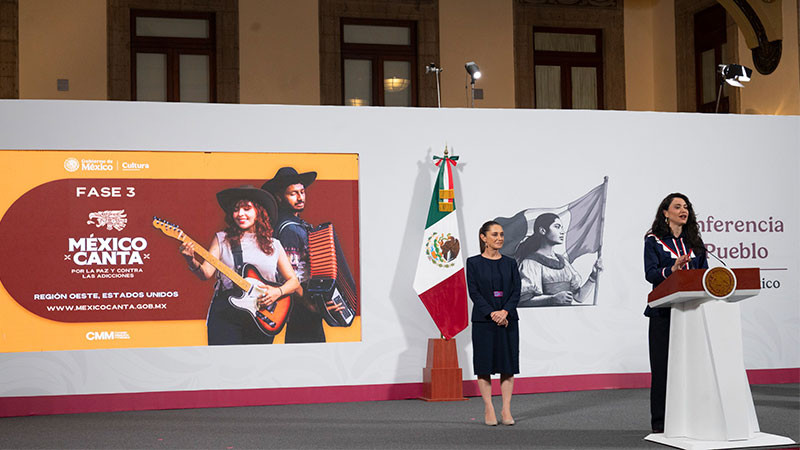 Presentan a los 8 semifinalistas de la región oeste de EUA para concurso "México canta por la paz y contra las adicciones" 