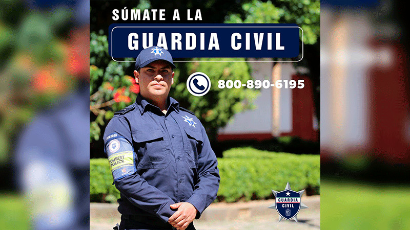 ¡Únete a la Guardia Civil! SSP abre convocatoria para proteger a Michoacán 