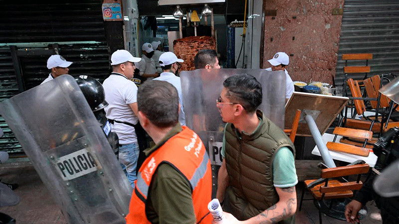 Concluye la tercera marcha contra la gentrificación; No llegaron al Zócalo ni a la embajada 
