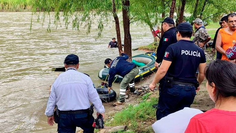 Localizan cuerpo de menor de edad en el río Moctezuma de Hidalgo tras varias horas de búsqueda 