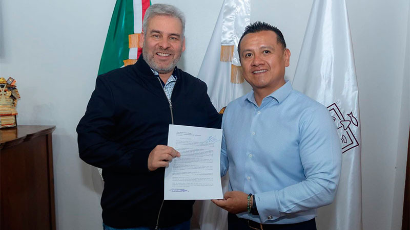 Confirma Bedolla la renuncia de Torres Piña a Segob 
