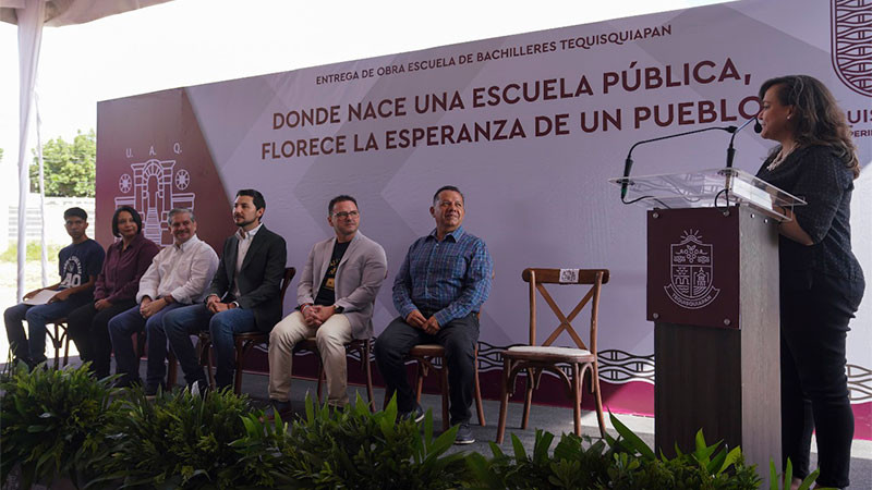 Entregan el plantel de Bachilleres de la UAQ en Tequisquiapan, Querétaro  