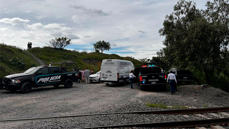 Joven muere atropellado por el tren en la localidad de Saldarriaga en El Marqués, Querétaro  