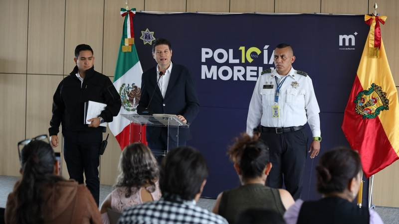 Anuncia Alfonso Martínez más policías, cámaras y C4 para Morelia 