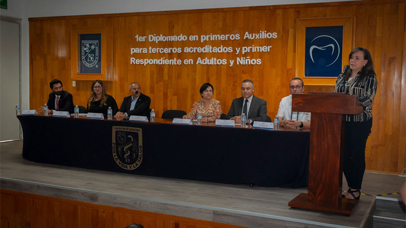Inaugura SESA de Querétaro Diplomado en Primeros Auxilios para Terceros Acreditados y Primer Respondiente en Adultos, Niñas y Niños 