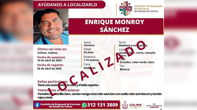 Hallan cuerpo de ex alcalde desaparecido en abril en Colima  