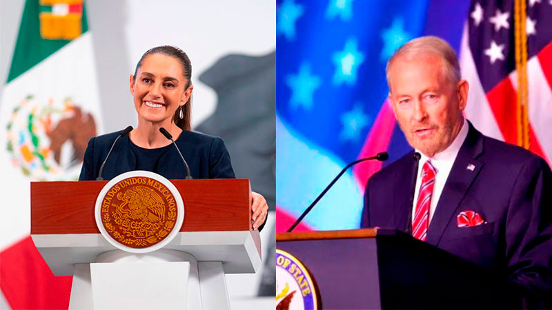 Reconoce embajador Ronald Johnson la coordinación en materia de seguridad con el gobierno de Claudia Sheinbaum 