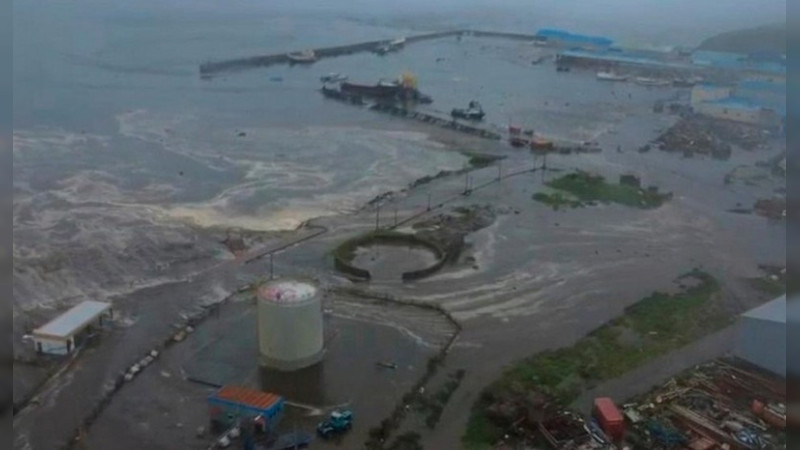 Sismo en Rusia provoca olas de entre 3 y 4 metros de altura en sus costas 