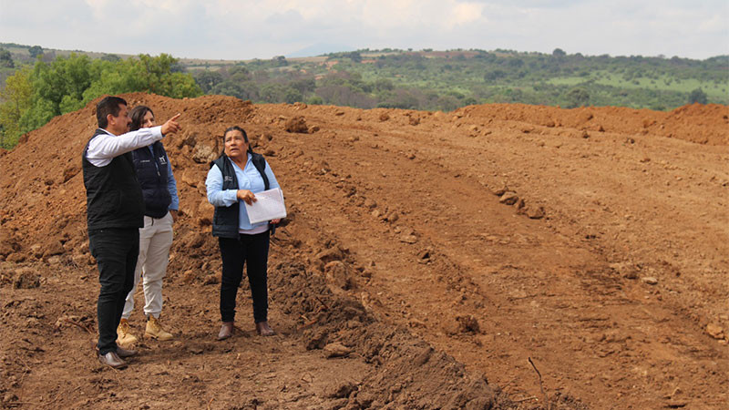 Secretaría de Agricultura y Desarrollo Rural de Morelia rehabilita y atiende caminos rurales 