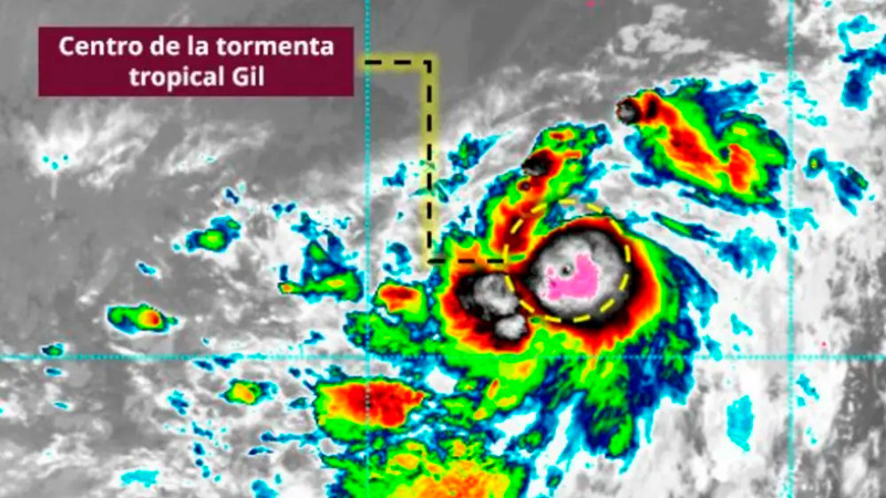 Se forma tormenta tropical "Gil" en el Pacífico; ¿Afectará a México? 