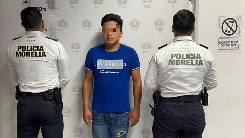 Arrestan a presunto agresor en Morelia, Michoacán; atacó a una persona en la colonia Ventura Puente 